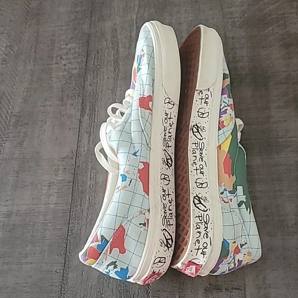 Vans Save Our Planet Era Sneaker “ Off the Wall” Sneakers 11.5 Men's - Picture 5 of 8